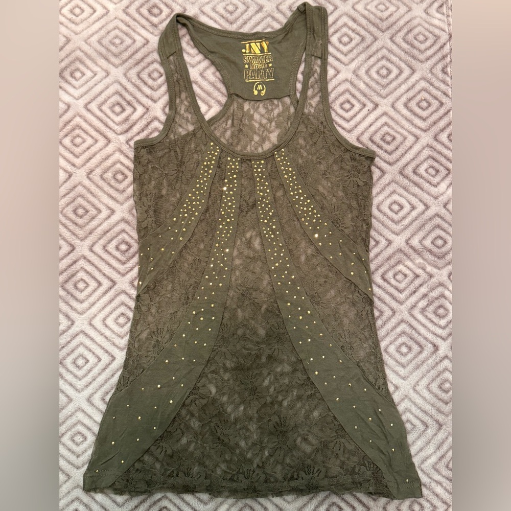 Lace tank top